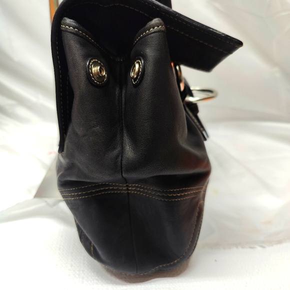 Retired- Soho Buckle Satchel Black - Picture 6 of 13